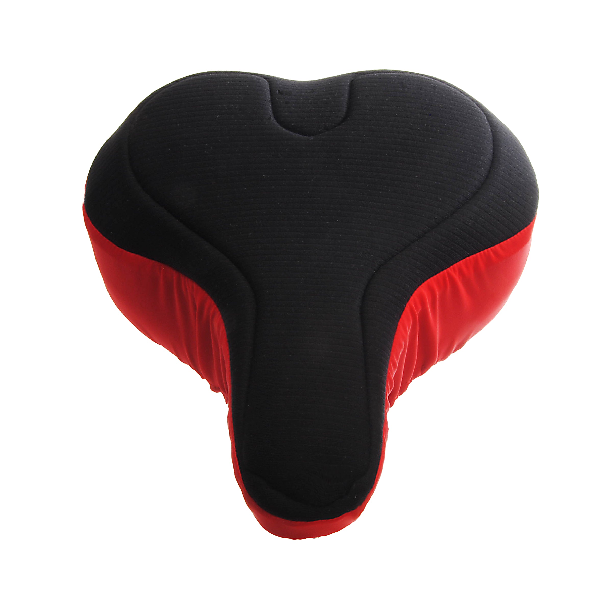 T1_Red_Black_padded_bike_seat_cover_Front