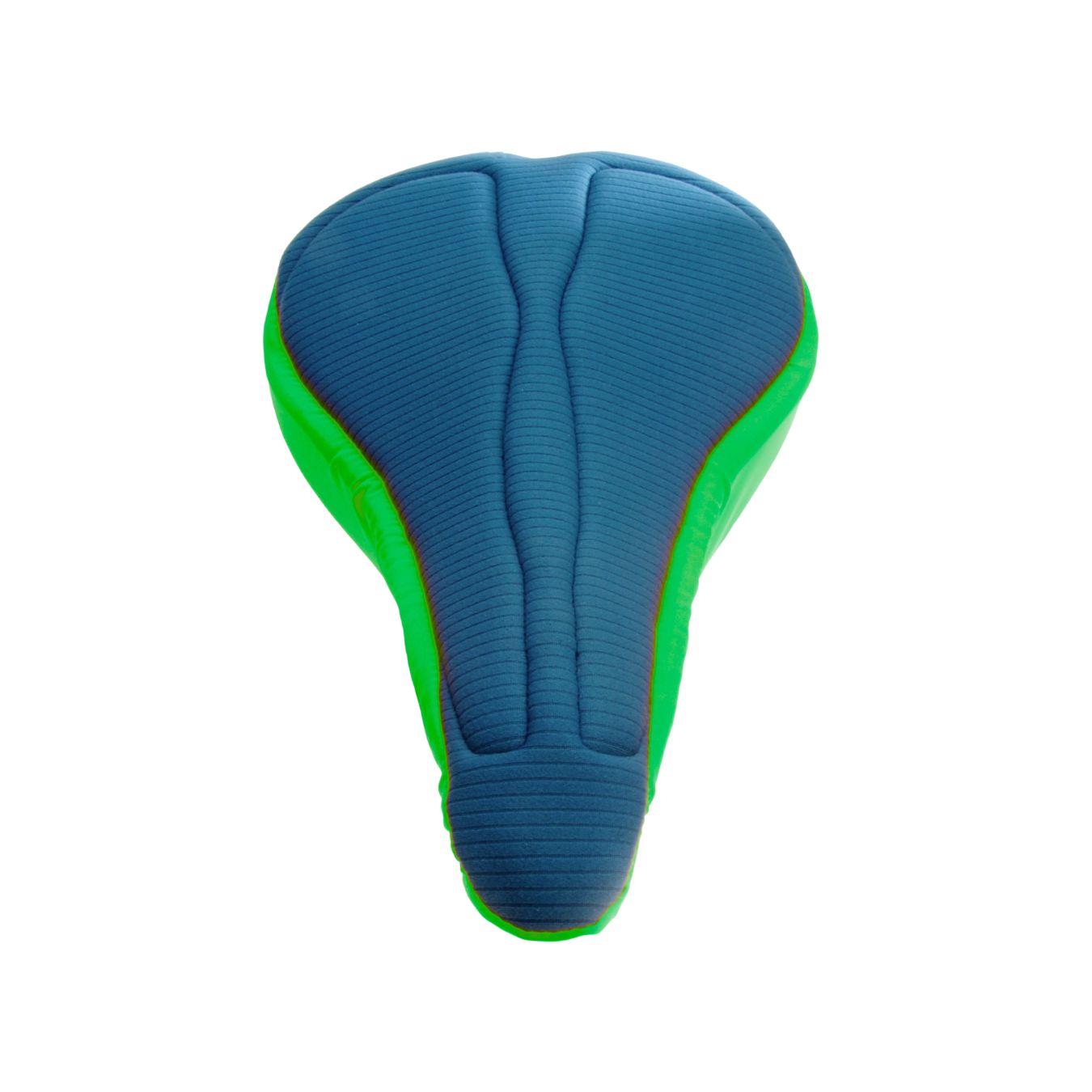 Blue_green_padded_bike_seat_cover_peloton_saddle_triathlontraining_by_pedalshed
