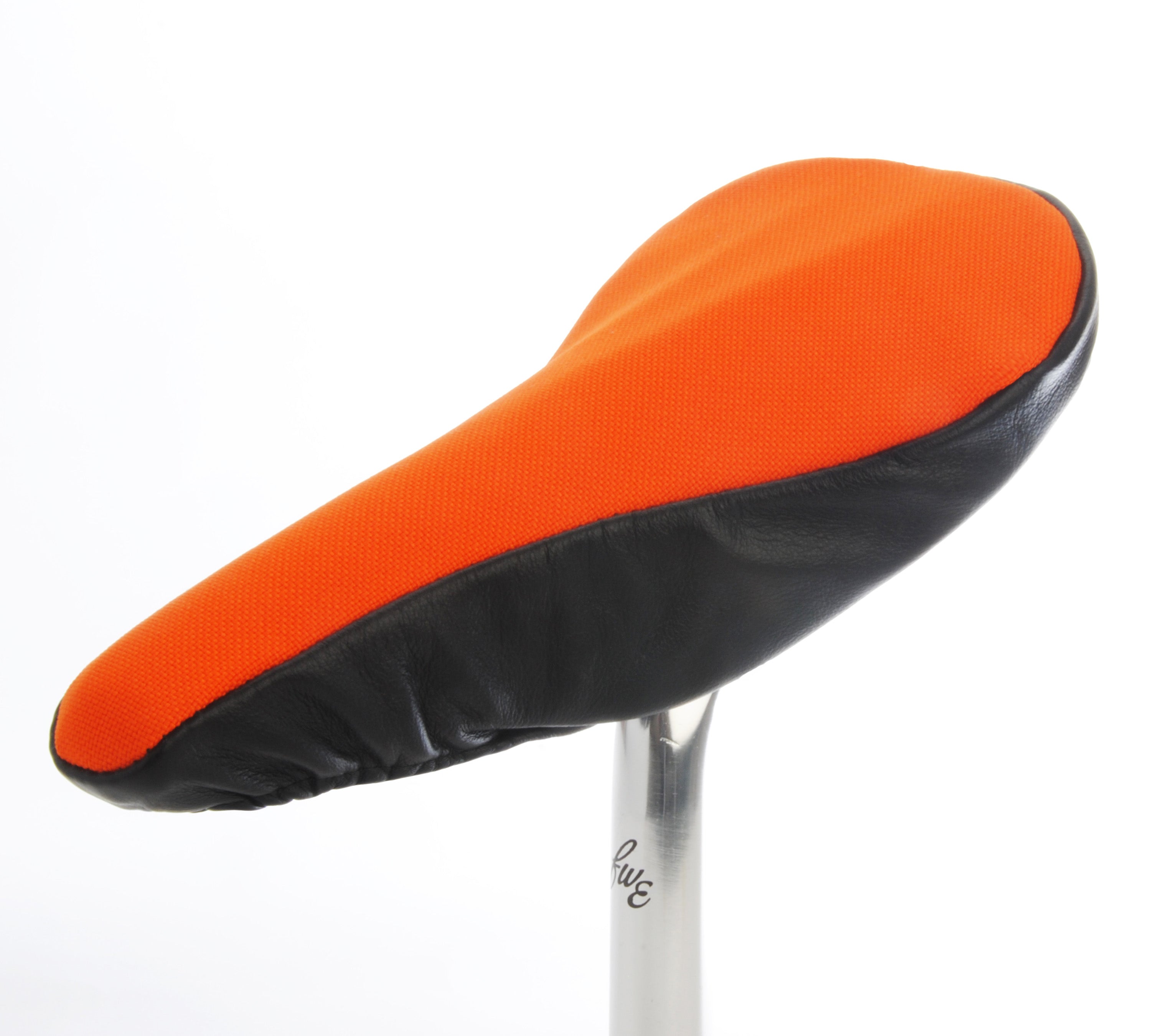 Flame II Saddle Cover - Bright Orange & Jet Black