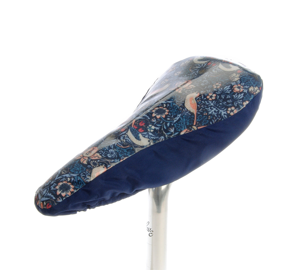 William Morris Waterproof Saddle Cover - Dark Blue II v2