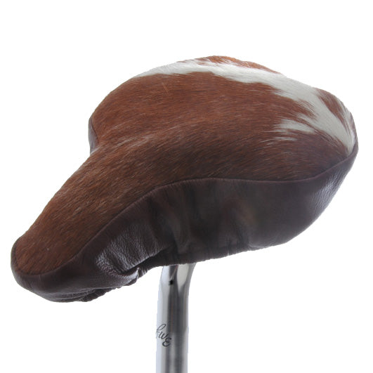 Rambo Saddle Cover - Brown Cow Hide